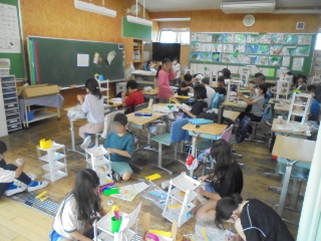５年生図工アイディアいっぱい