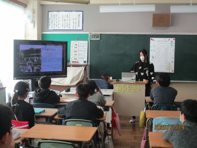 6年生の発表のようす