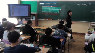 ５年生英語の授業